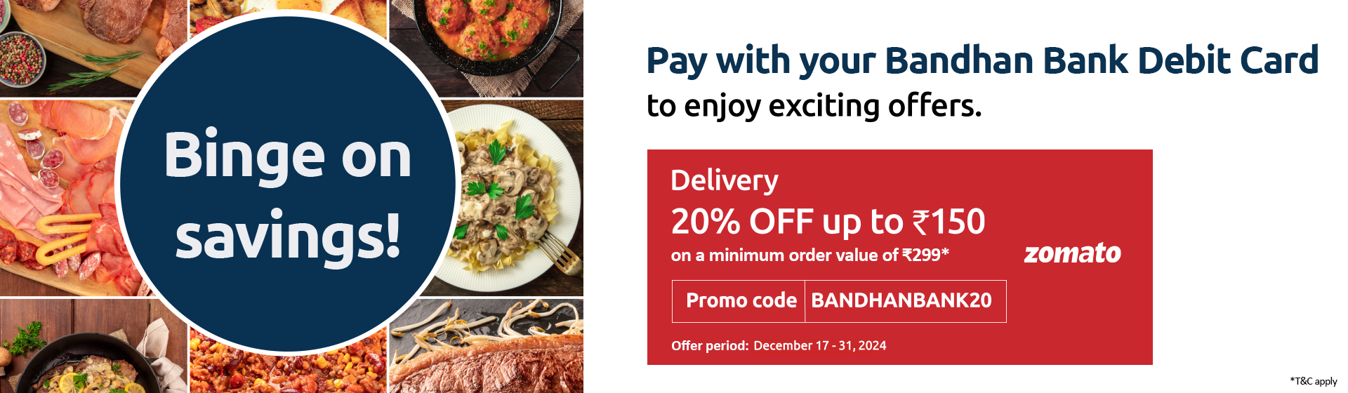 New zomato offers online