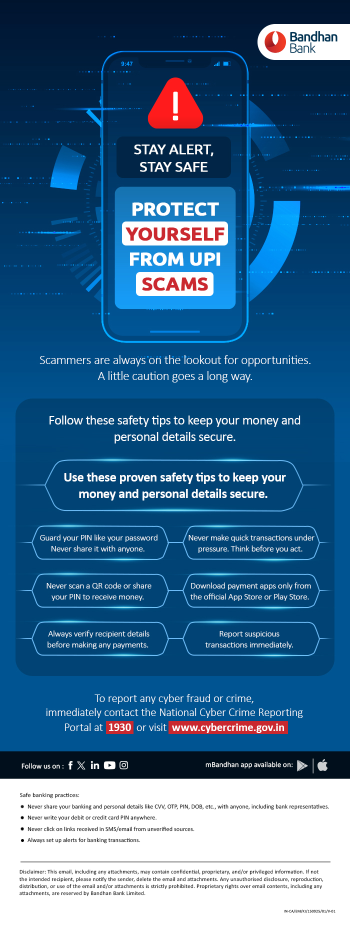 Stay safe online
